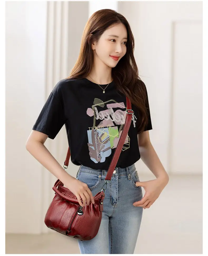 Women's Cream Crossbody Satchel Bag 2023 — feature 9