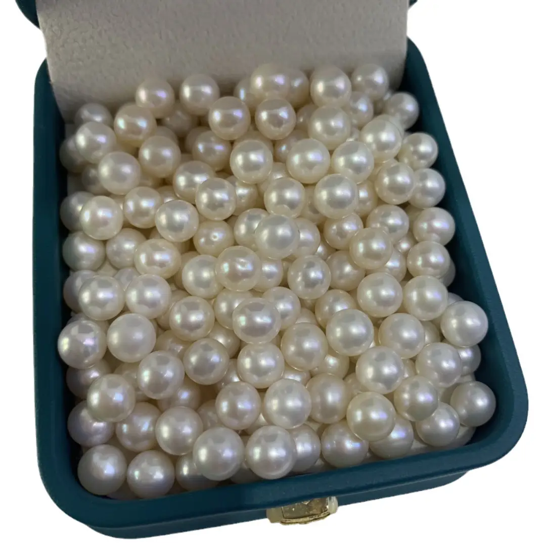 Freshwater Pearl Beads 6-7mm Basic Round White - Image 5