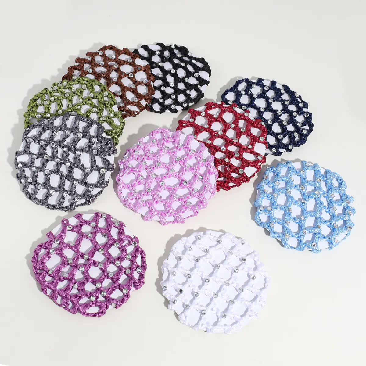 Professional Hair Net Rack with Rhinestones — feature 3