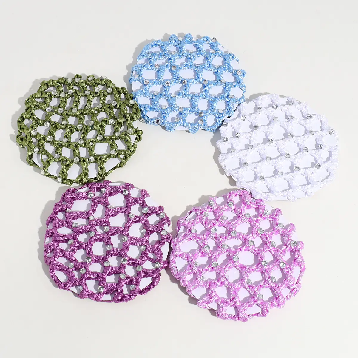 Professional Hair Net Rack with Rhinestones — feature 5