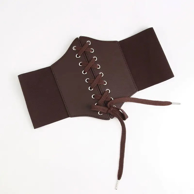 Vintage Women's Red Black Slimming Waist Cover Belt