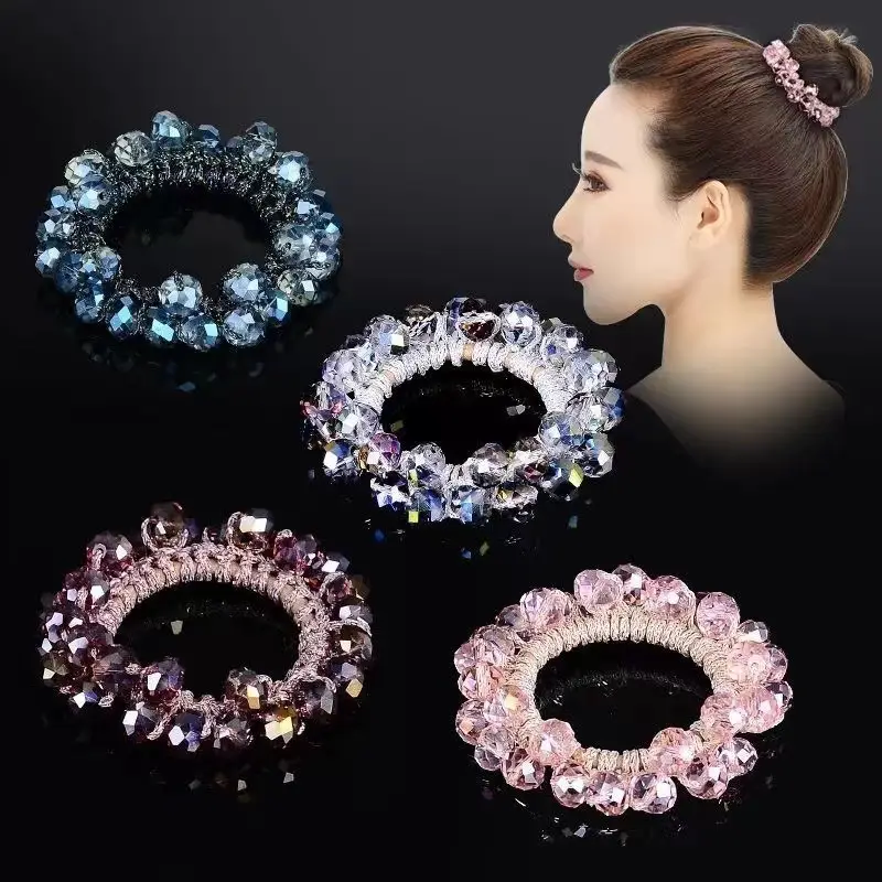 Crystal Pearl Hair Bands for Women Black Silver White - Image 13