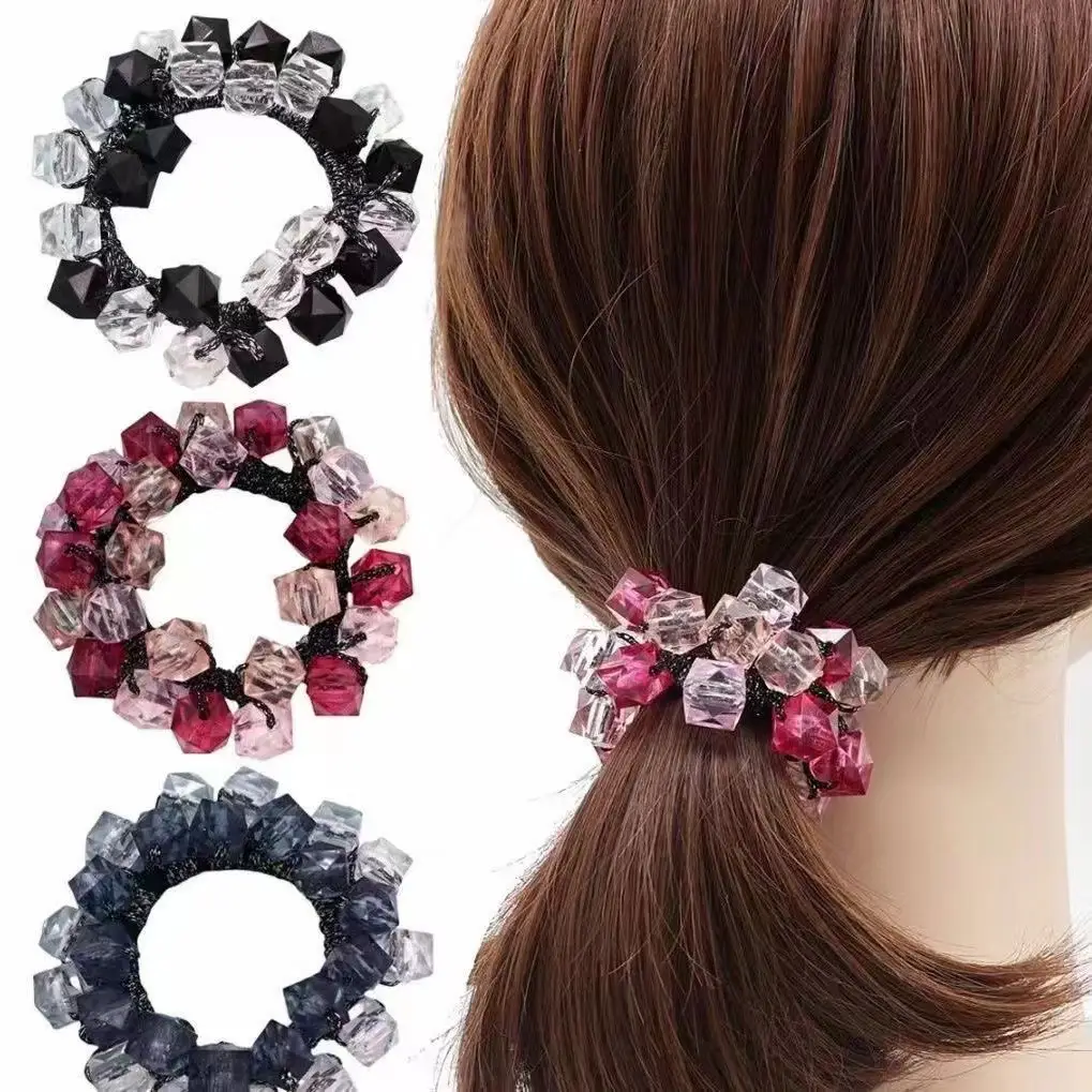 Crystal Pearl Hair Bands for Women Black Silver White - Image 16