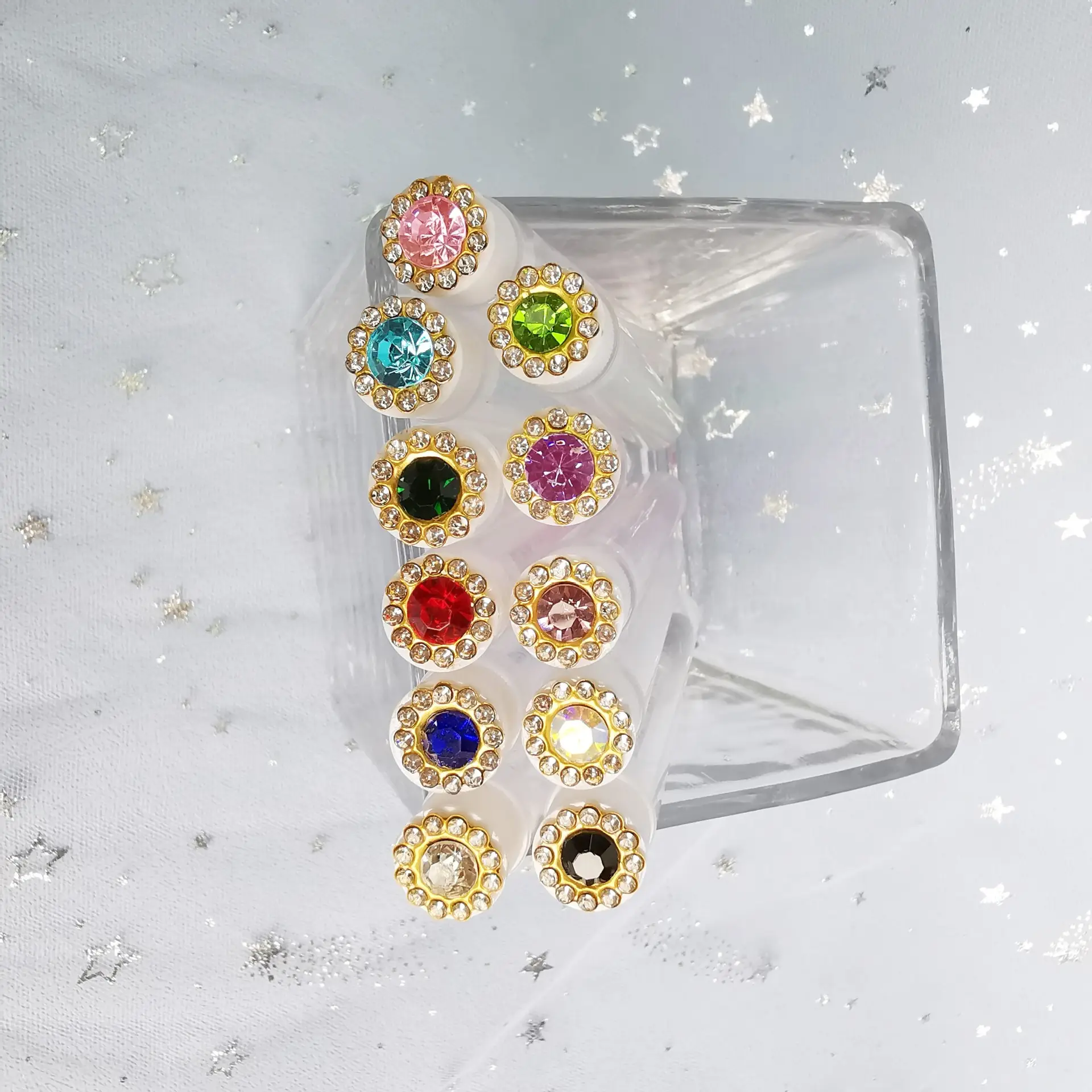 Multicolor Crystal Eyelash Brush Set for Women — feature 5