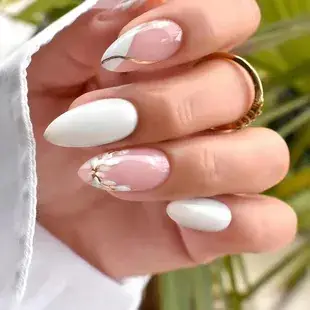 24 Pcs Fake Nails with Glitter & Pink Gradient Design — feature 3