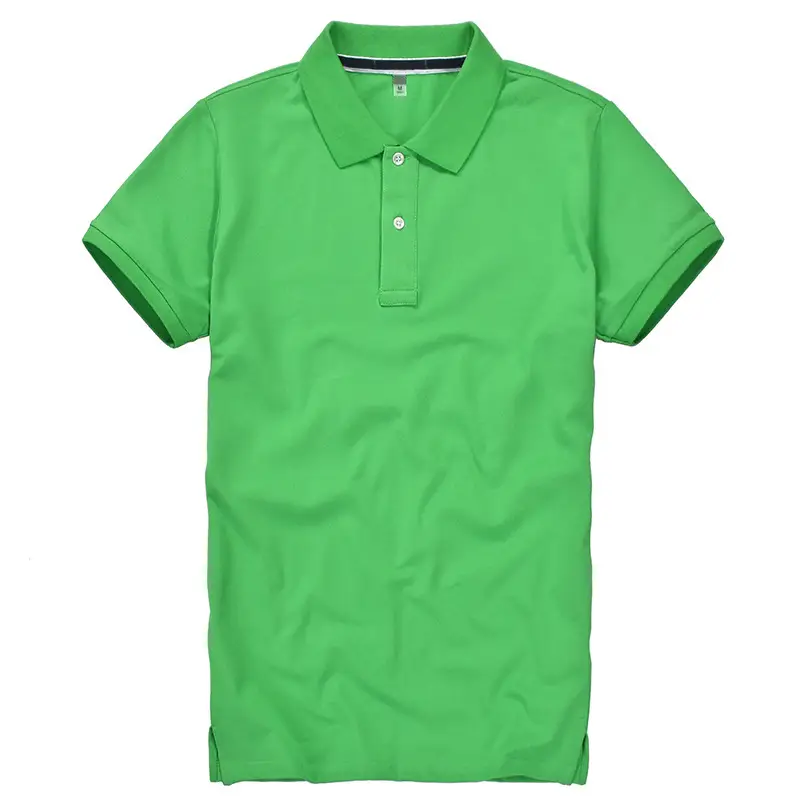 Men's Orange Pure Cotton Polo Shirt Short Sleeve 2025