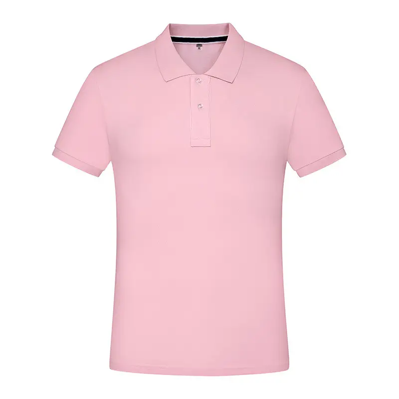 Men's Orange Pure Cotton Polo Shirt Short Sleeve 2025
