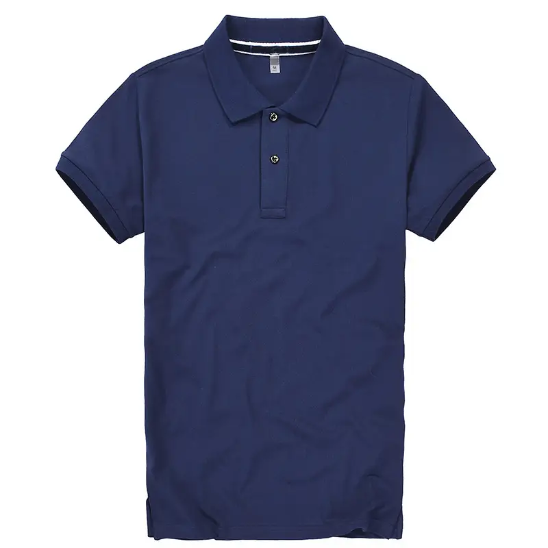 Men's Orange Pure Cotton Polo Shirt Short Sleeve 2025