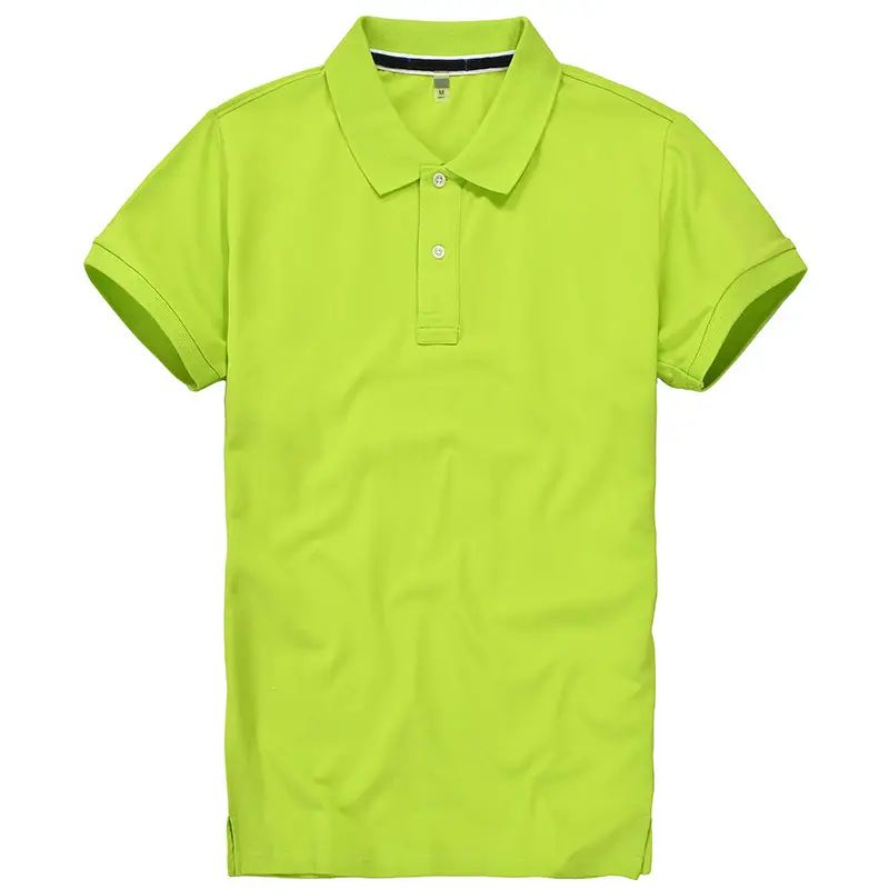 Men's Orange Pure Cotton Polo Shirt Short Sleeve 2025