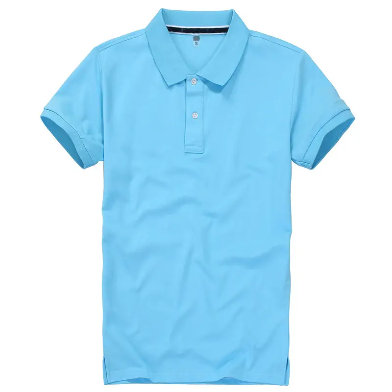 Men's Orange Pure Cotton Polo Shirt Short Sleeve 2025