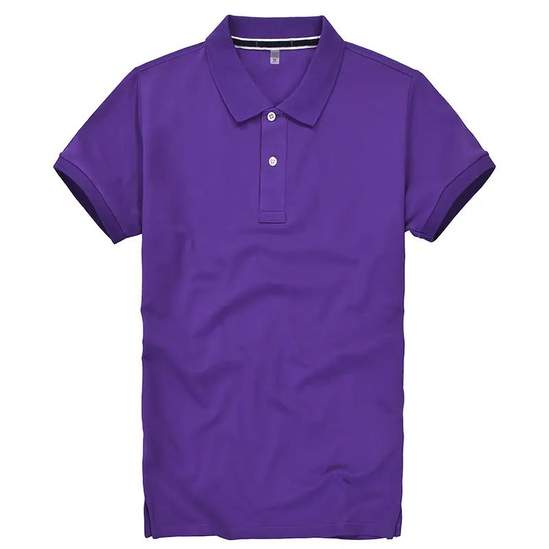 Men's Orange Pure Cotton Polo Shirt Short Sleeve 2025