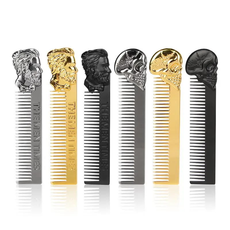 Gold Dragon Head Beard Combs for Men - Image 11