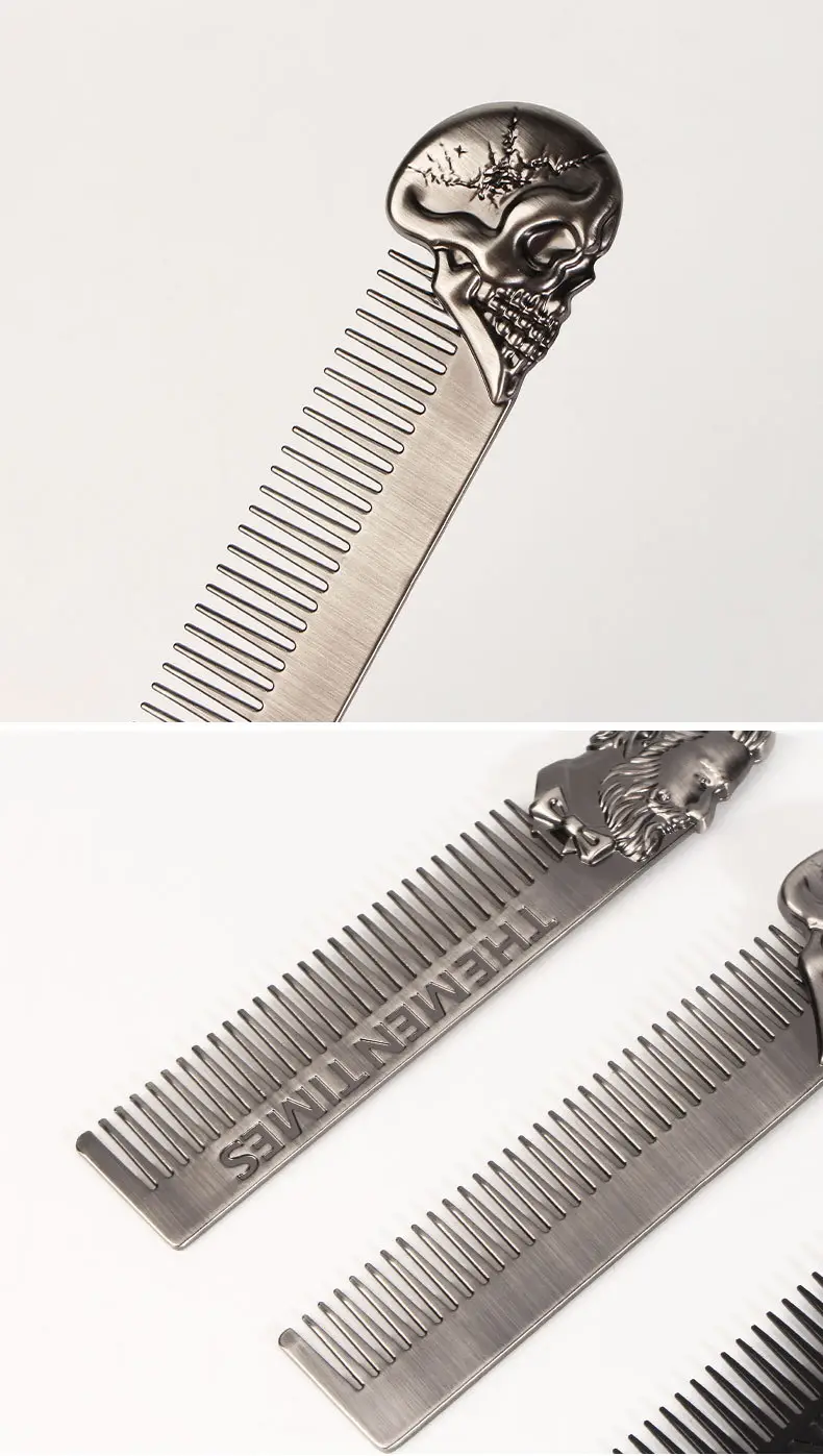 Gold Dragon Head Beard Combs for Men — feature 5
