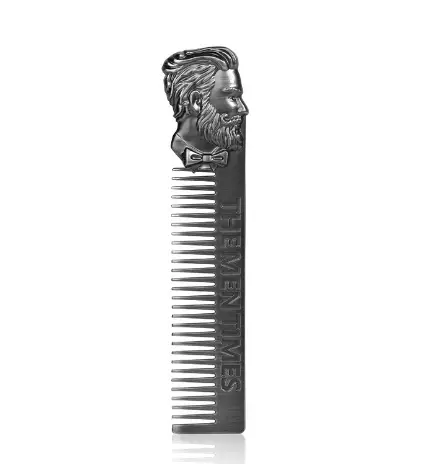 Gold Dragon Head Beard Combs for Men - Image 2