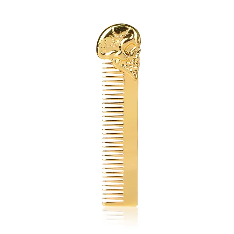 Gold Dragon Head Beard Combs for Men - Image 4