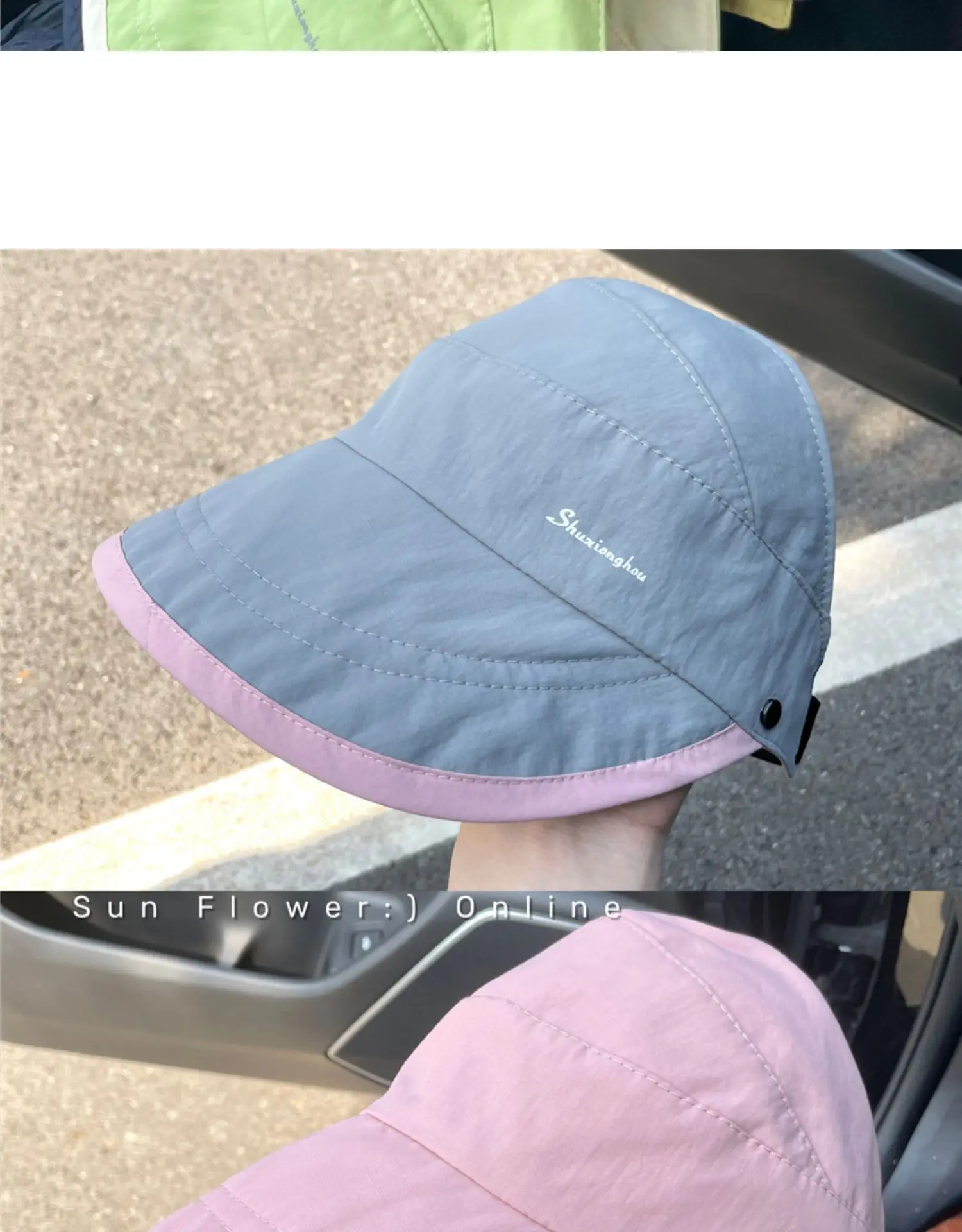 Double-Sided Summer Ponytail Hat for Women Men — feature 4