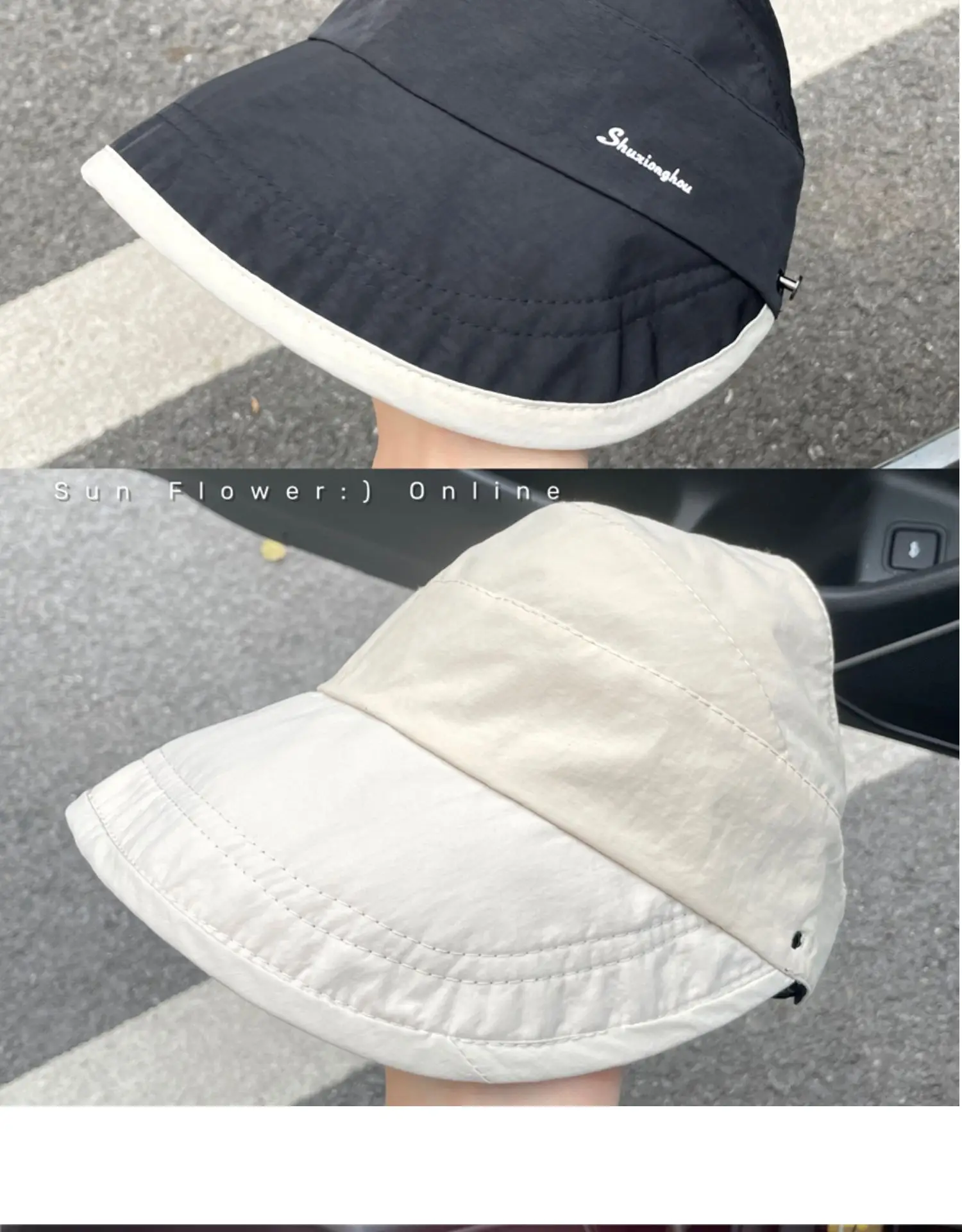 Double-Sided Summer Ponytail Hat for Women Men — feature 9