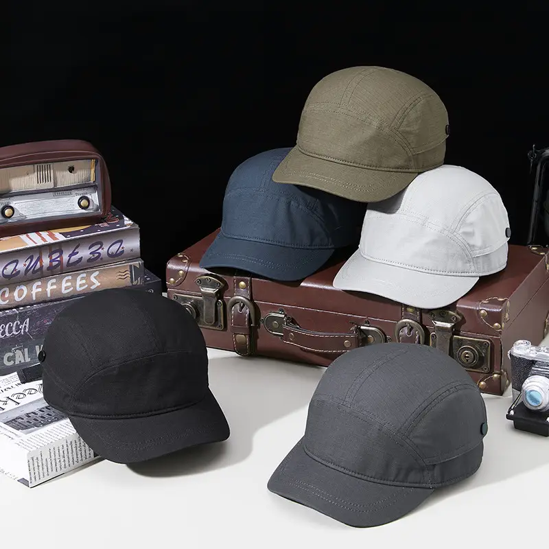 Men's Olive Green Baseball Cap Summer Casual Hat - Image 7