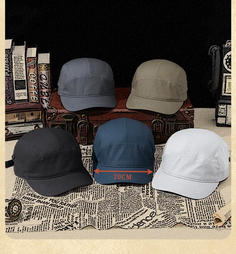 Men's Olive Green Baseball Cap Summer Casual Hat — feature 10