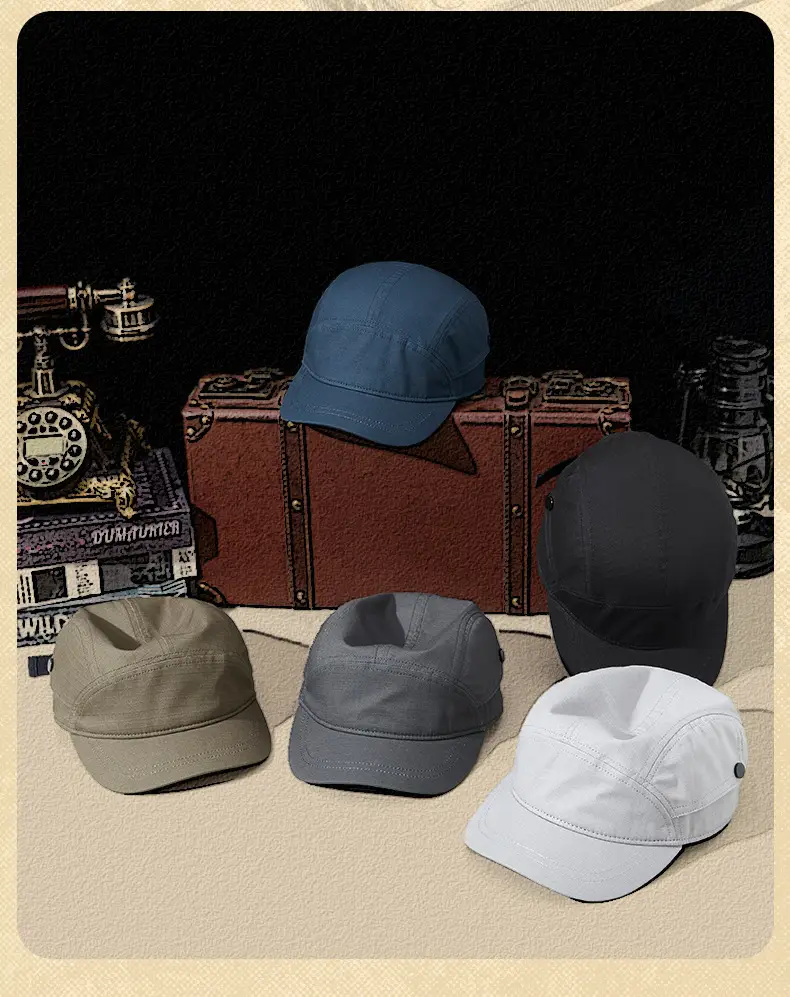 Men's Olive Green Baseball Cap Summer Casual Hat — feature 12