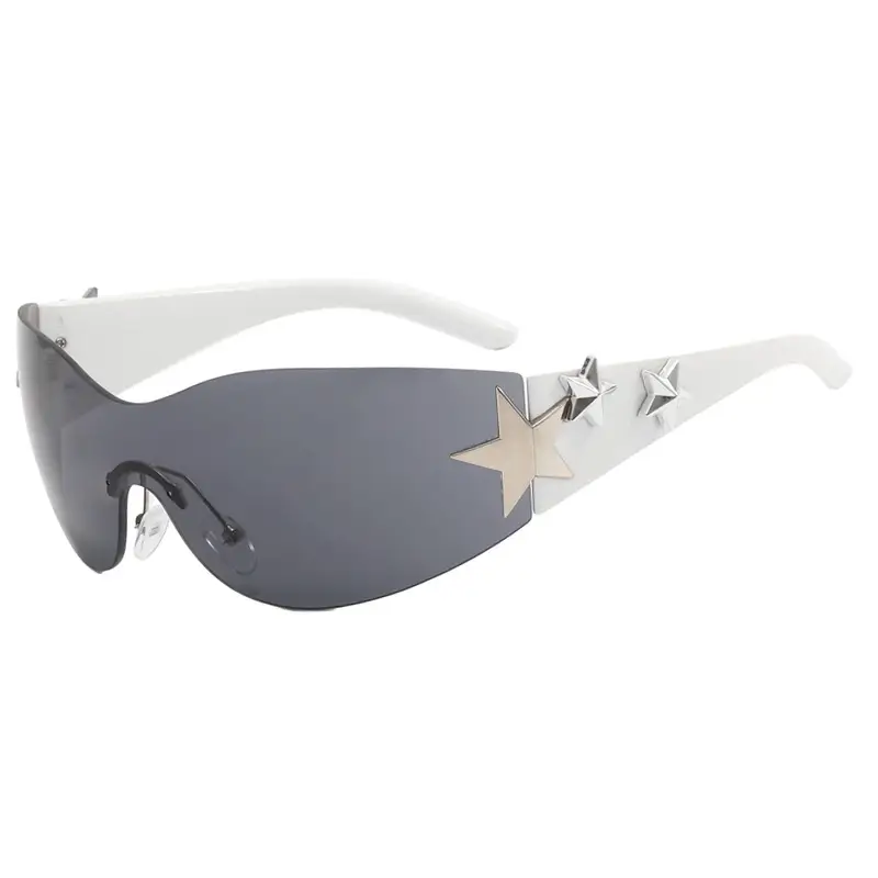 Kedun Star Sunglasses White Star Design 2023 - Image 5