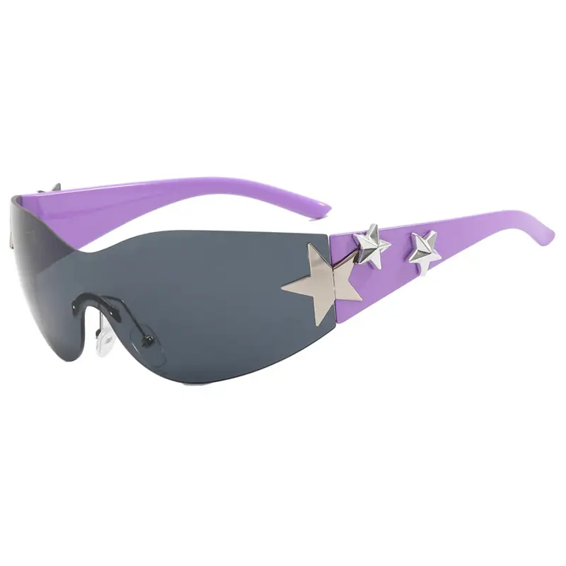 Kedun Star Sunglasses White Star Design 2023 - Image 7