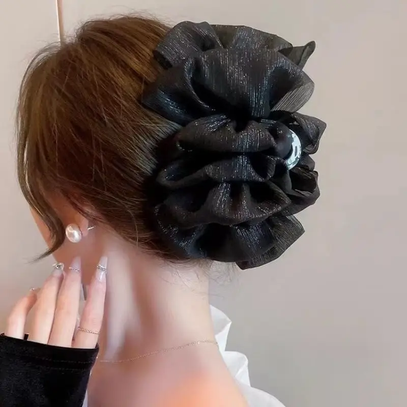 Black Beaded Cloud Hair Clip for Women — feature 24