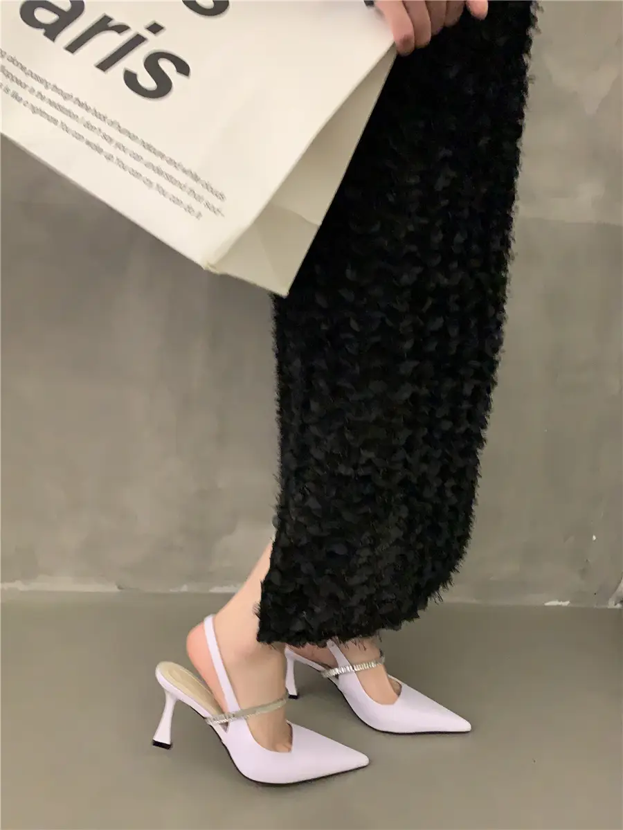 Black French Mary Jane Heels for Women Spring Summer — feature 11