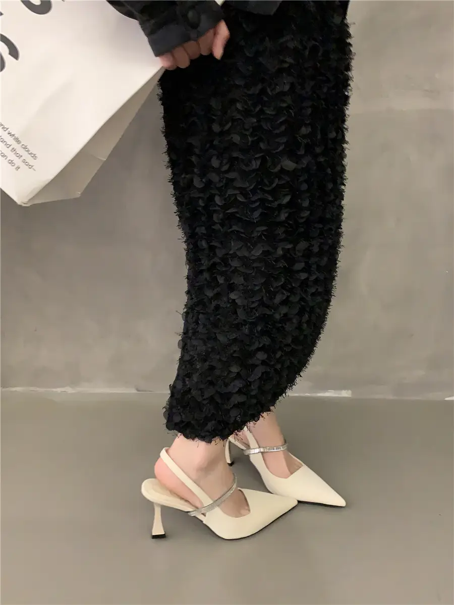 Black French Mary Jane Heels for Women Spring Summer — feature 13