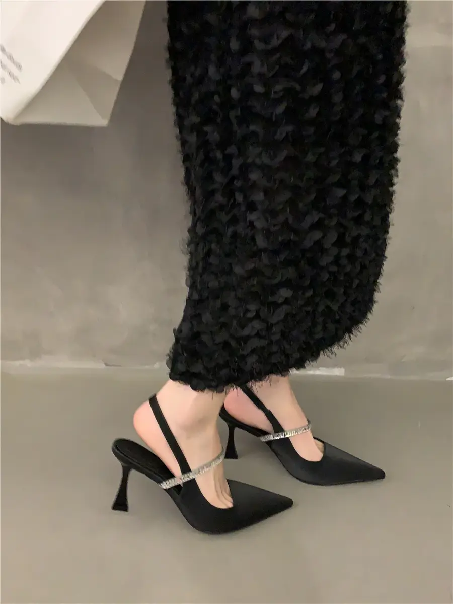 Black French Mary Jane Heels for Women Spring Summer — feature 5