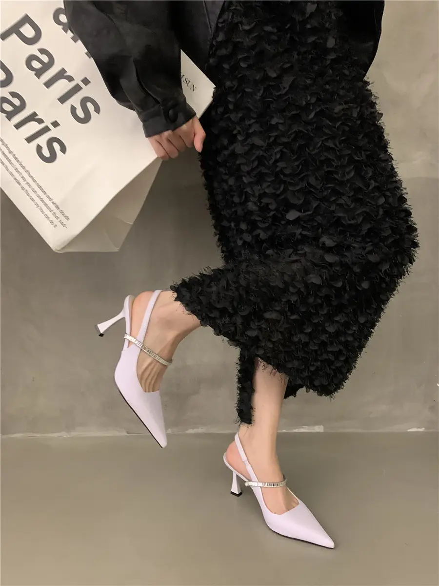 Black French Mary Jane Heels for Women Spring Summer — feature 9