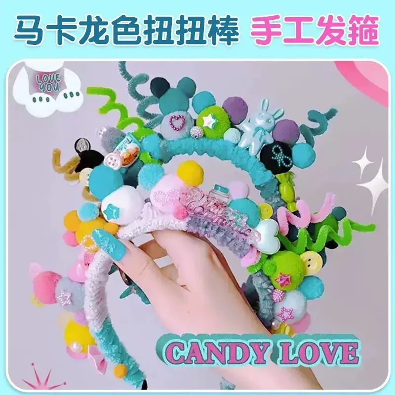 Macaron Color Twister Jewelry Handmade DIY Tops