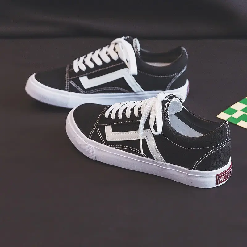 2024 Checkered Canvas Casual Sneakers for Women