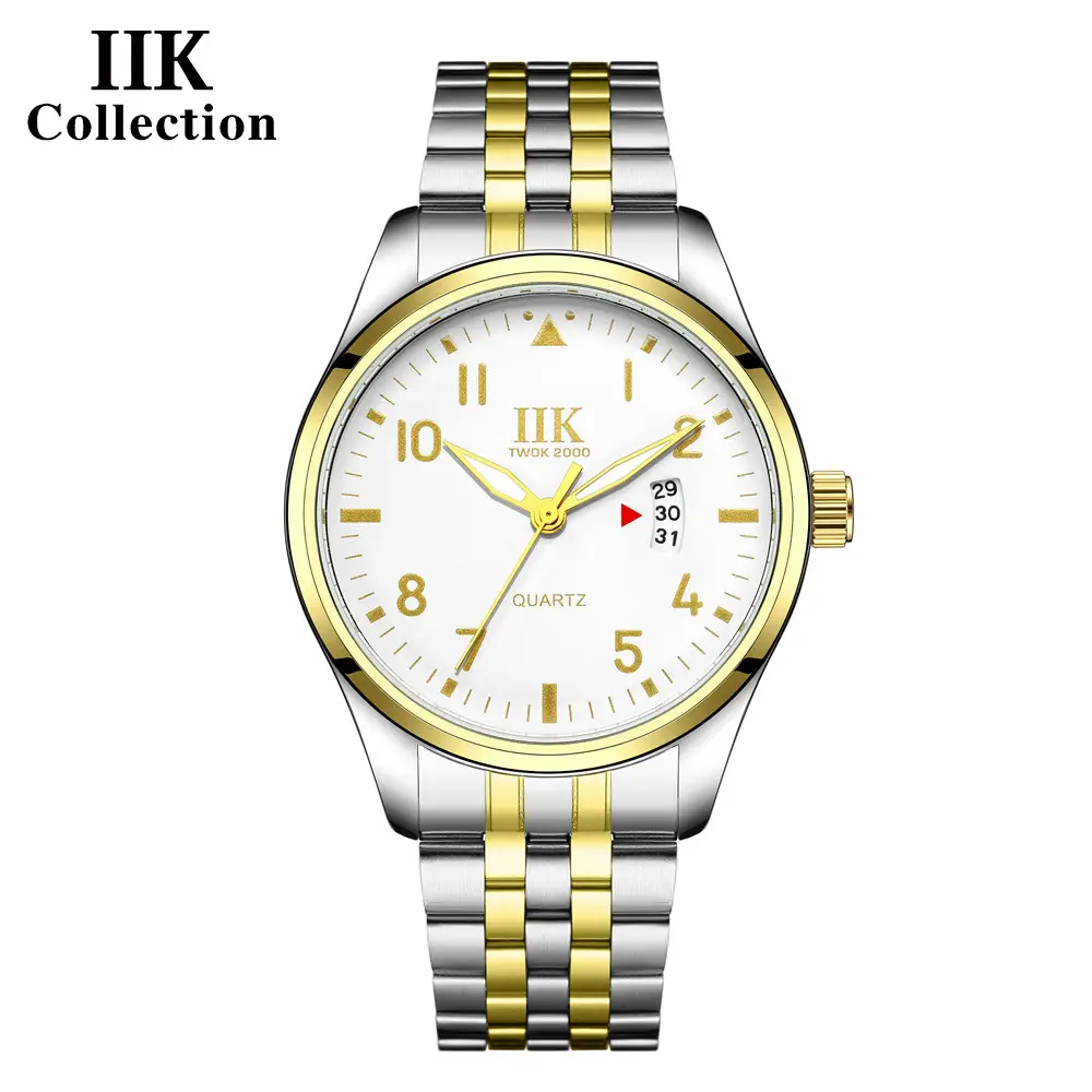 IIK Stainless Steel Men's Digital Watch Blue Dial - Image 5