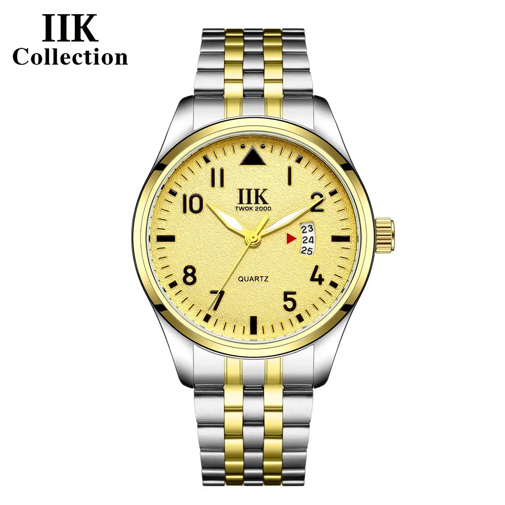IIK Stainless Steel Men's Digital Watch Blue Dial - Image 6