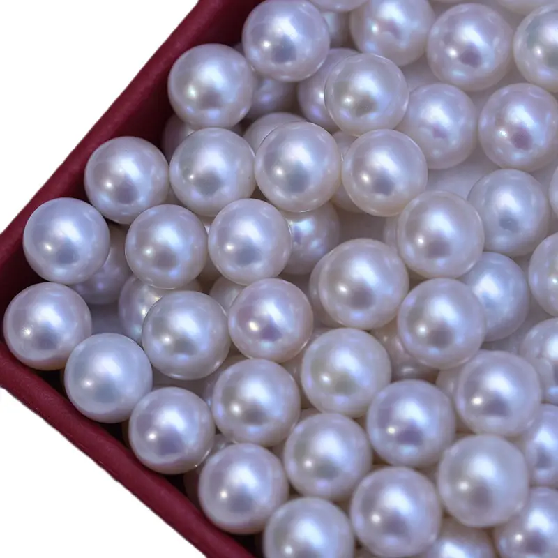 Zhuji Fresh Water 4-10mm White Pearl Balls - Image 5