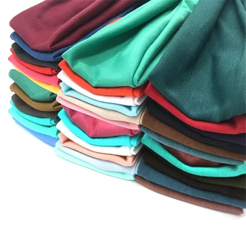 Solid Color Geometric Sports Headband Yoga Sweat Absorbent Running Fitness Elastic Fabric Headscarf - Image 5