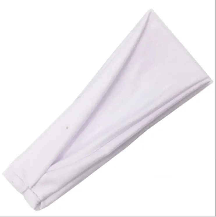 Solid Color Geometric Sports Headband Yoga Sweat Absorbent Running Fitness Elastic Fabric Headscarf - Image 2