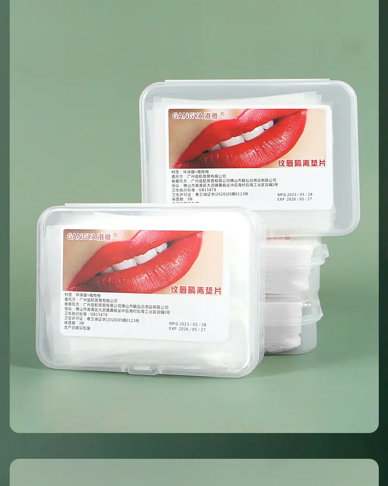Lip Tattoo Protection Pads 30 Pcs Cotton Non-Adhesive — feature 12