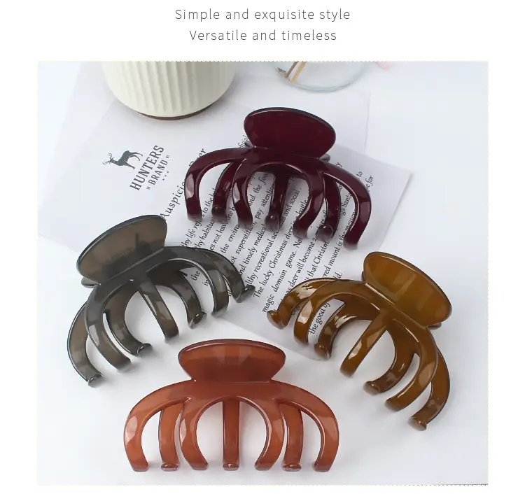 Women's Grasp Hair Clip with Pearl Accents — feature 5