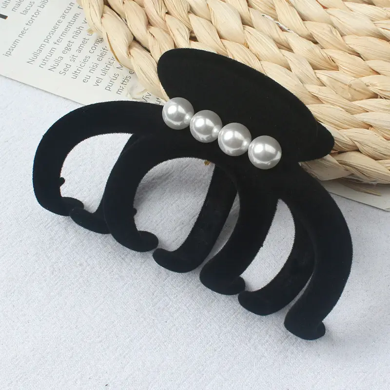 Women's Grasp Hair Clip with Pearl Accents - Image 42