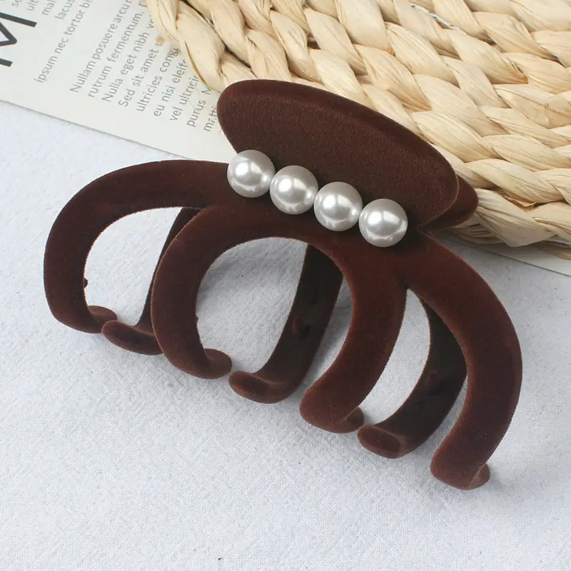 Women's Grasp Hair Clip with Pearl Accents - Image 43