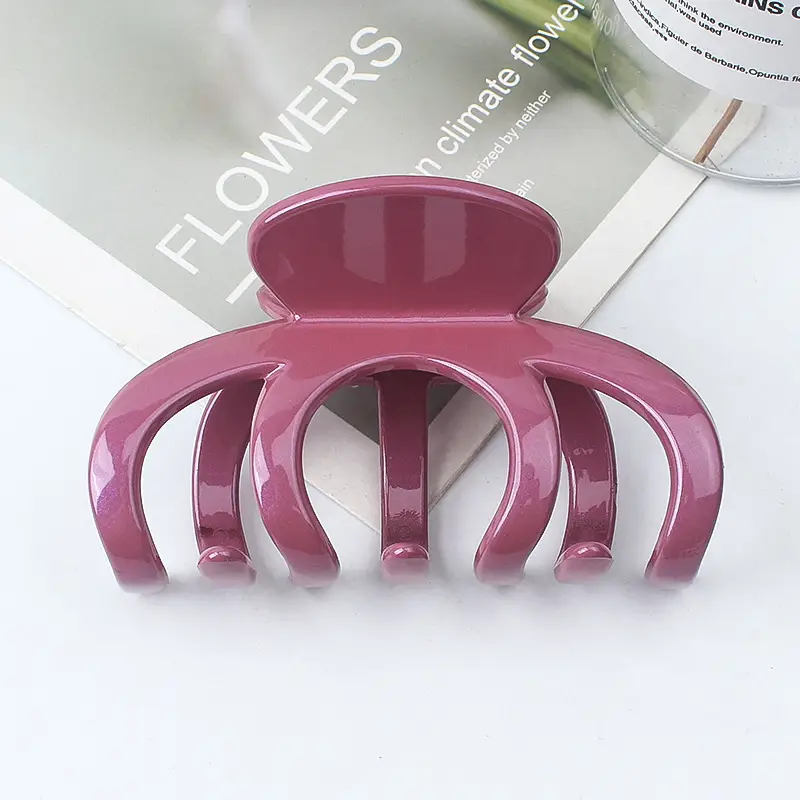 Women's Grasp Hair Clip with Pearl Accents - Image 6