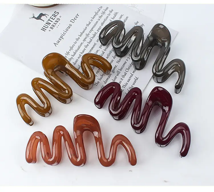 New Wave Frosted Hair Clips for Bathing — feature 6