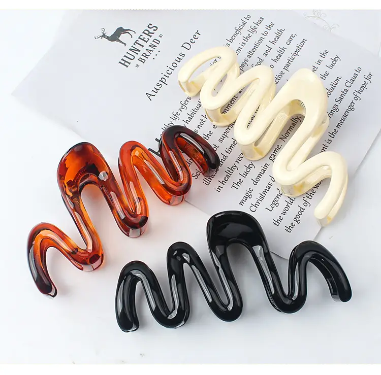 New Wave Frosted Hair Clips for Bathing — feature 8
