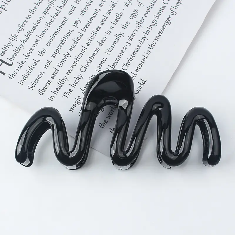New Wave Frosted Hair Clips for Bathing - Image 11