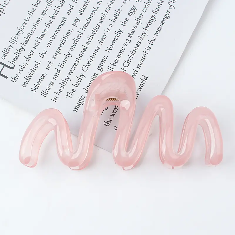 New Wave Frosted Hair Clips for Bathing - Image 14