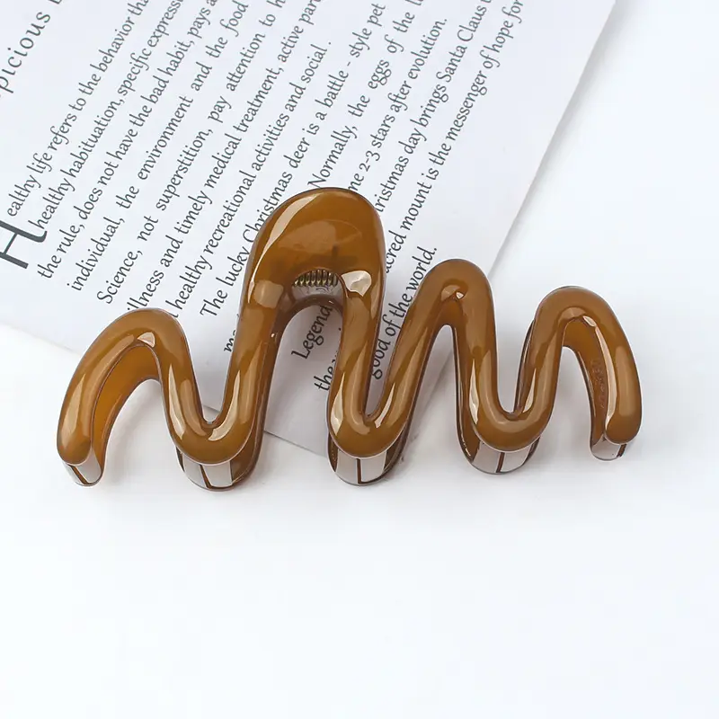 New Wave Frosted Hair Clips for Bathing - Image 17