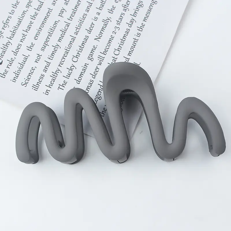 New Wave Frosted Hair Clips for Bathing - Image 2