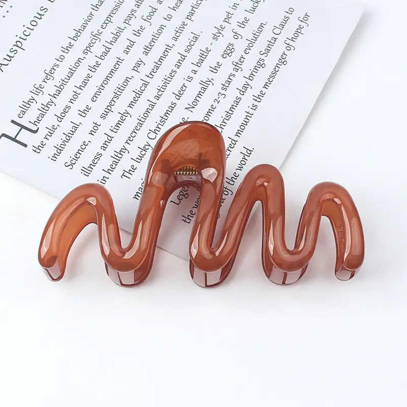 New Wave Frosted Hair Clips for Bathing - Image 18
